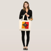 Tote bag jumbo stoffbeutel (Vorderseite (Model))