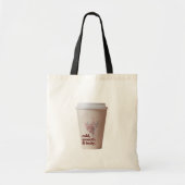 Tote Bag Kaffee-Design Tragetasche (Vorne)