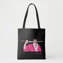Tote Bag Katana Girl Tasche