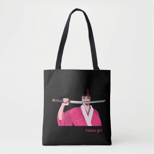 Tote Bag Katana Girl Tasche (Vorderseite)