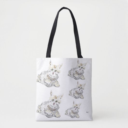 Tote Bag Kittens Tasche (Vorderseite)