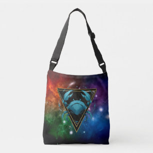 Tote Bag Krebs Galaxie Tierkreis Astrologie Tragetaschen Mit Langen Trägern