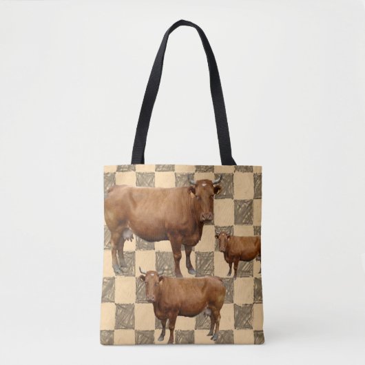 Tote-Bag-Kühe Tasche (Vorderseite)