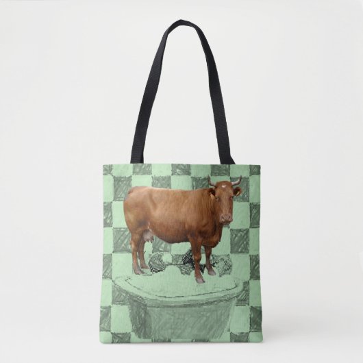 Tote Bag Kühe Tasche (Vorderseite)