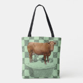 Tote Bag Kühe Tasche (Rückseite)