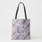 Tote Bag Lavender African Daisies Tasche (Vorderseite)