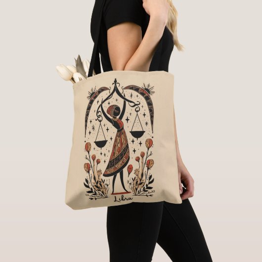 Tote Bag Libra Celestial Zodiac Art Tasche (Von Nahem)