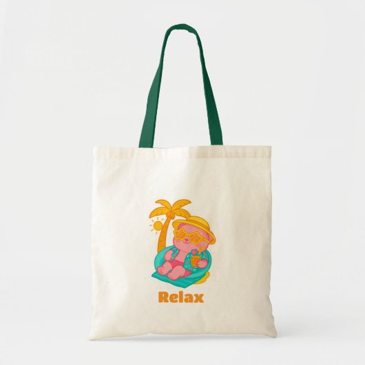 Tote Bag Lotus Relax Tragetasche (Vorne)