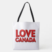 Tote Bag Love Canada Tasche (Vorderseite)