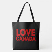 Tote Bag Love Canada Tasche (Vorderseite)