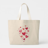 Tote Bag Love Jumbo Stoffbeutel (Rückseite)