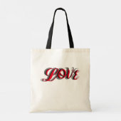 Tote Bag Love Tragetasche (Rückseite)