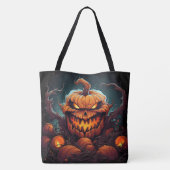 Tote Bag Mad Pumpkin Tasche (Rückseite)
