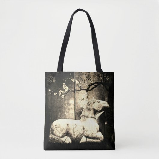 Tote Bag Marmorpferdedesign Tasche (Vorderseite)