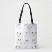 Tote Bag Martini Glasses Tasche (Vorderseite)
