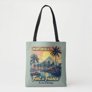 Tote Bag Martinique Fort-de-France Vintage Tasche