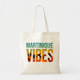 Tote Bag Martinique Vibes Tropischer Einkaufsbeu Tragetasche