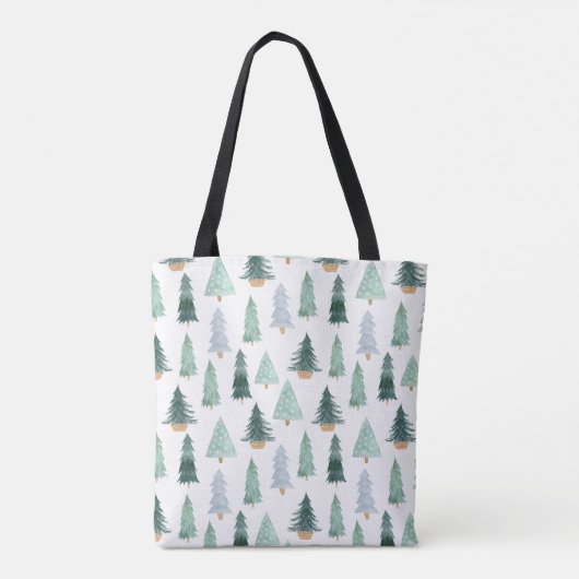 Tote Bag (Medium) - Christmas Pattern  Tasche (Rückseite)