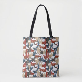 Tote Bag (Medium) - Christmas Pattern Tasche