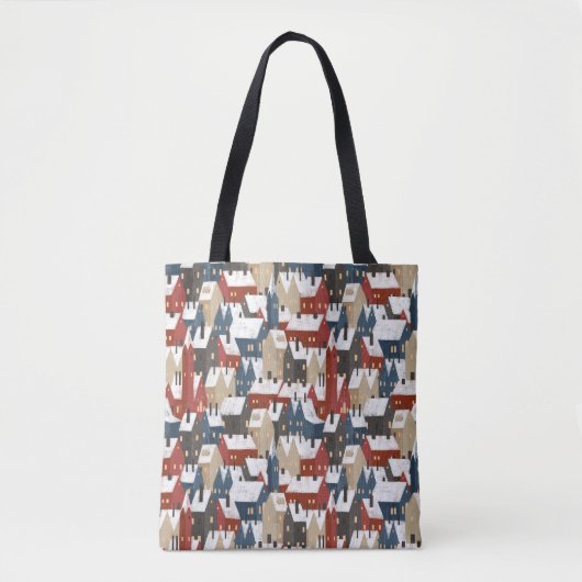 Tote Bag (Medium) - Christmas Pattern Tasche (Vorderseite)