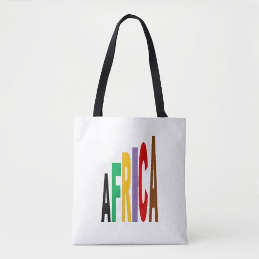 Tote Bag Medium DESIGN AFRIKA Tasche (Vorderseite)