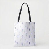 Tote Bag (Medium) - Lavender Pattern Tasche (Vorderseite)