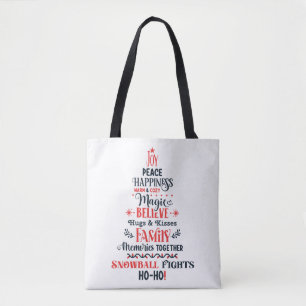 Tote Bag mit All-Over-Druck, Mittel Tasche