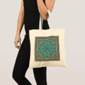 Tote Bag mit heiligem Sternmuster-Design Tragetasche (Vorderseite (Produkt))