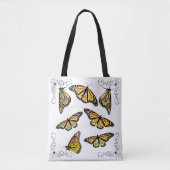 Tote Bag Monarch Schmetterlinge Tasche (Vorderseite)