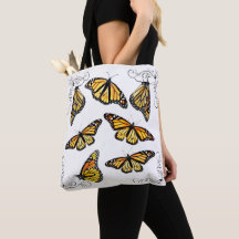 Tote Bag Monarch Schmetterlinge