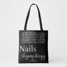 Tote Bag Nagelpflege Accessoires Shopping Therapie
