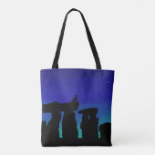 Tote Bag Night Sky Henge mit Kitty Tasche (Rückseite)