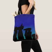 Tote Bag Night Sky Henge mit Kitty Tasche (Von Nahem)