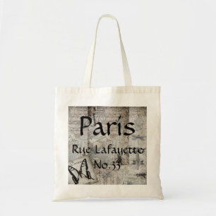Tote Bag - Paris Rue Lafayette Nr.33 Tragetasche