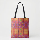 Tote Bag Parrot Tulip Abstrakt Tasche (Vorderseite)