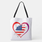 Tote Bag-Patriotic Tasche (Rückseite)