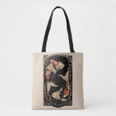 Tote Bag Pisces Celestial Zodiac Art Tasche (Vorderseite)
