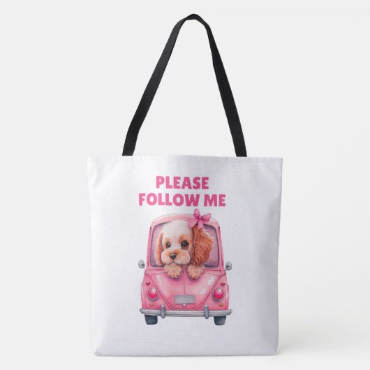 Tote Bag Please follow Tasche (Vorderseite)