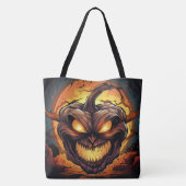 Tote Bag Psychotic Pumpkin Tasche (Rückseite)