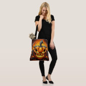 Tote Bag Psychotic Pumpkin Tasche (Am Model)