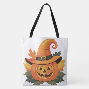 Tote Bag Pumpkin Halloween Seris 7 02 Tasche