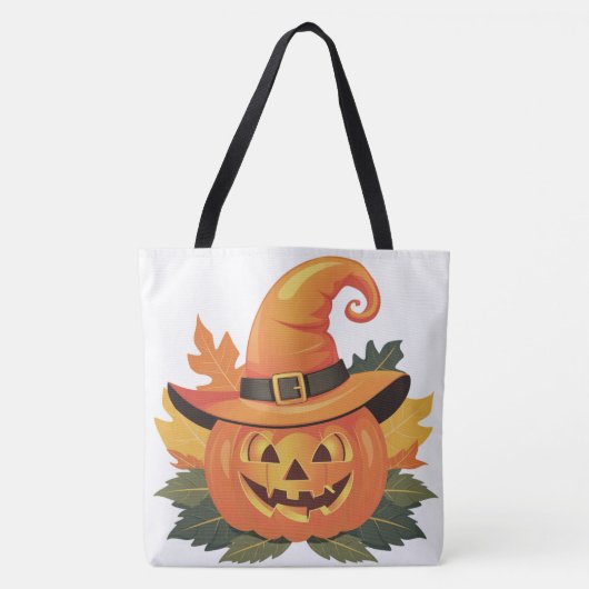 Tote Bag Pumpkin Halloween Seris 7 02 Tasche (Vorderseite)