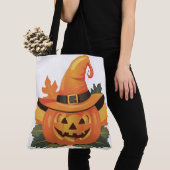 Tote Bag Pumpkin Halloween Seris 7 02 Tasche (Von Nahem)