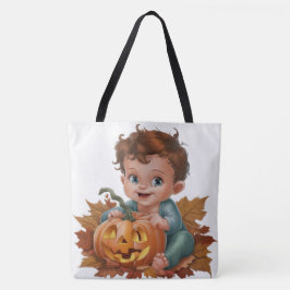 Tote Bag Pumpkin Halloween Seris 7 17 Tasche