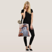 Tote Bag Pumpkin Halloween Seris 7 19 Tasche (Am Model)