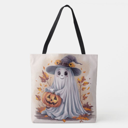 Tote Bag Pumpkin Halloween Seris 7 20 Tasche (Vorderseite)