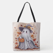 Tote Bag Pumpkin Halloween Seris 7 20 Tasche (Rückseite)