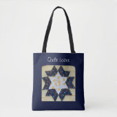Tote Bag - Quiltliebhaber Tasche (Vorderseite)