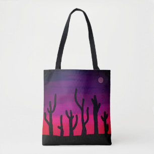 Tote Bag Saguaro Sunset Tasche