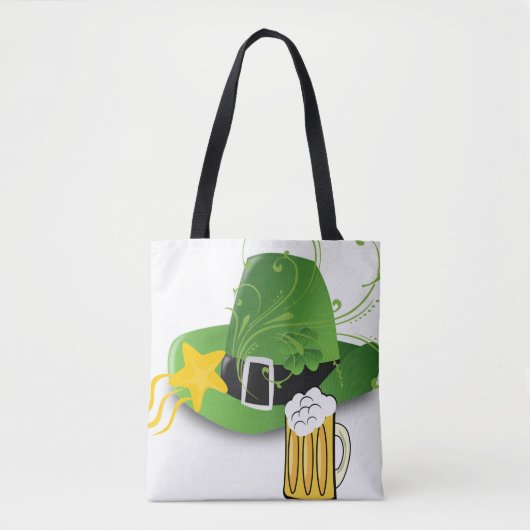 Tote Bag Saint Patrick's Day Beer Tasche (Vorderseite)